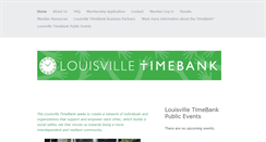 Desktop Screenshot of louisvilletimebank.org